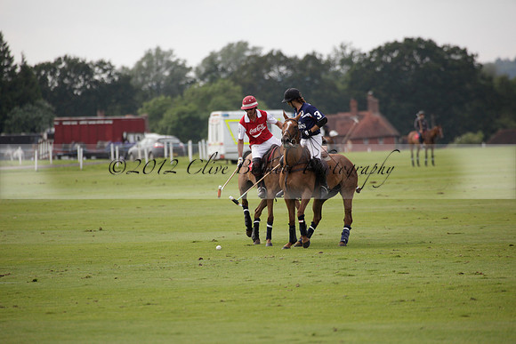 Salkeld v Talandracas in a Veuve Clicquot Gold Cup polo match played on 25 June 2012 at Cowdray Park Polo Club  on Ambersham 1
