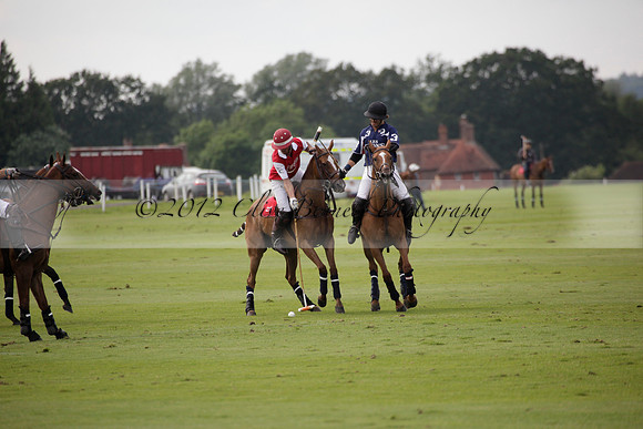 Salkeld v Talandracas in a Veuve Clicquot Gold Cup polo match played on 25 June 2012 at Cowdray Park Polo Club  on Ambersham 1
