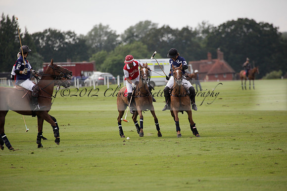 Salkeld v Talandracas in a Veuve Clicquot Gold Cup polo match played on 25 June 2012 at Cowdray Park Polo Club  on Ambersham 1