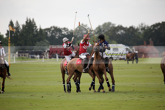 Salkeld v Talandracas in a Veuve Clicquot Gold Cup polo match played on 25 June 2012 at Cowdray Park Polo Club  on Ambersham 1