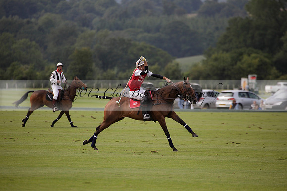 Salkeld v Talandracas in a Veuve Clicquot Gold Cup polo match played on 25 June 2012 at Cowdray Park Polo Club  on Ambersham 1