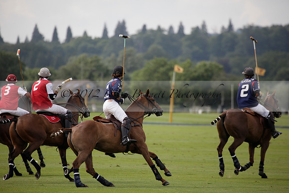 Salkeld v Talandracas in a Veuve Clicquot Gold Cup polo match played on 25 June 2012 at Cowdray Park Polo Club  on Ambersham 1