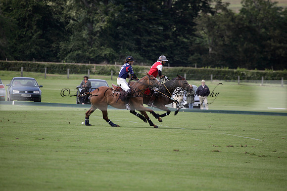 Salkeld v Talandracas in a Veuve Clicquot Gold Cup polo match played on 25 June 2012 at Cowdray Park Polo Club  on Ambersham 1