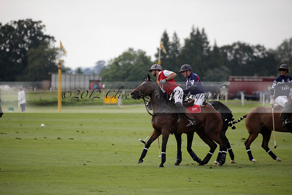 Salkeld v Talandracas in a Veuve Clicquot Gold Cup polo match played on 25 June 2012 at Cowdray Park Polo Club  on Ambersham 1