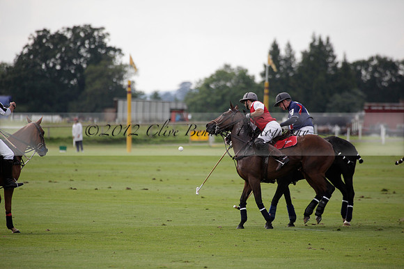 Salkeld v Talandracas in a Veuve Clicquot Gold Cup polo match played on 25 June 2012 at Cowdray Park Polo Club  on Ambersham 1