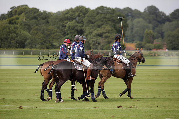 Salkeld v Talandracas in a Veuve Clicquot Gold Cup polo match played on 25 June 2012 at Cowdray Park Polo Club  on Ambersham 1