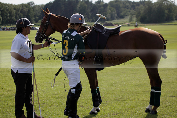 Salkeld v Talandracas in a Veuve Clicquot Gold Cup polo match played on 25 June 2012 at Cowdray Park Polo Club  on Ambersham 1
