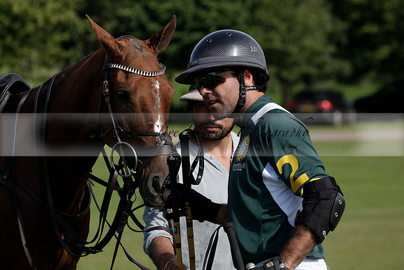 Salkeld v Talandracas in a Veuve Clicquot Gold Cup polo match played on 25 June 2012 at Cowdray Park Polo Club  on Ambersham 1