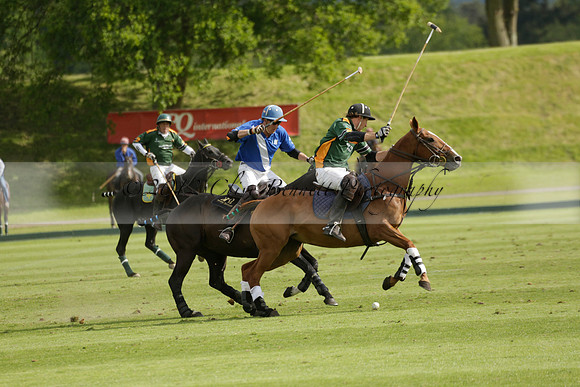 Maiz Dulce v Ghost Chilli in the Easebourne Cup final Polo match 2013.06.09