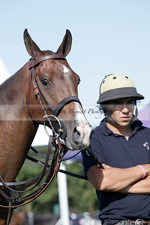 Les Lions v La Bamba de Areco in a Veuve Clicquot Gold Cup polo match played at Cowdray Park Polo Club on Ambersham 1 on 19 June 2012