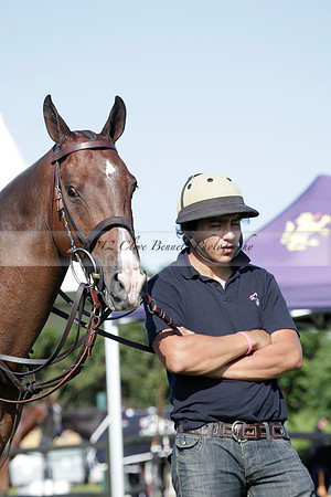 Les Lions v La Bamba de Areco in a Veuve Clicquot Gold Cup polo match played at Cowdray Park Polo Club on Ambersham 1 on 19 June 2012