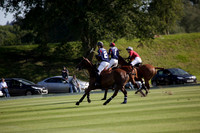 Les Lions v La Bamba de Areco in a Veuve Clicquot Gold Cup polo match played at Cowdray Park Polo Club on Ambersham 1 on 19 June 2012