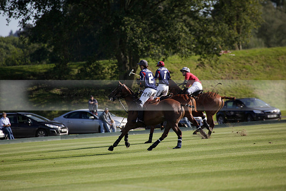 Les Lions v La Bamba de Areco in a Veuve Clicquot Gold Cup polo match played at Cowdray Park Polo Club on Ambersham 1 on 19 June 2012