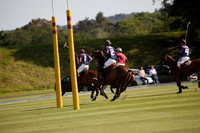 Les Lions v La Bamba de Areco in a Veuve Clicquot Gold Cup polo match played at Cowdray Park Polo Club on Ambersham 1 on 19 June 2012