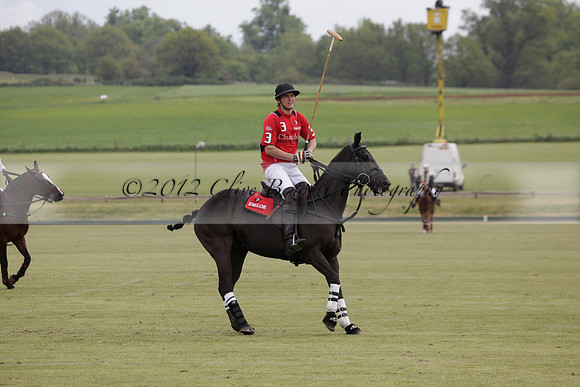Hollycombe v Emlor in a Dollar Cup polo match at played at Cowdray Park Polo Club on Lawns 2 on 19 May 2012