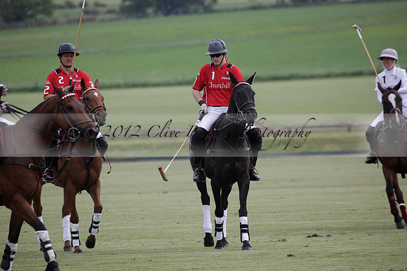 Hollycombe v Emlor in a Dollar Cup polo match at played at Cowdray Park Polo Club on Lawns 2 on 19 May 2012