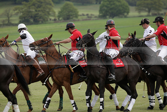 Hollycombe v Emlor in a Dollar Cup polo match at played at Cowdray Park Polo Club on Lawns 2 on 19 May 2012