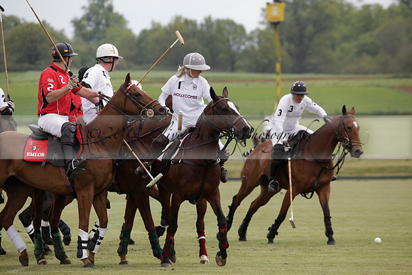 Hollycombe v Emlor in a Dollar Cup polo match at played at Cowdray Park Polo Club on Lawns 2 on 19 May 2012