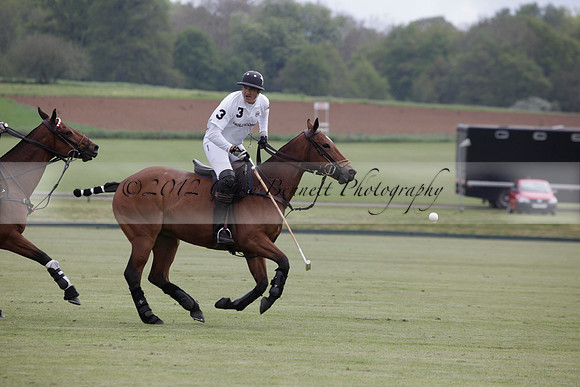 Hollycombe v Emlor in a Dollar Cup polo match at played at Cowdray Park Polo Club on Lawns 2 on 19 May 2012