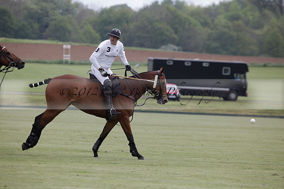 Hollycombe v Emlor in a Dollar Cup polo match at played at Cowdray Park Polo Club on Lawns 2 on 19 May 2012