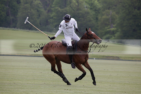 Hollycombe v Emlor in a Dollar Cup polo match at played at Cowdray Park Polo Club on Lawns 2 on 19 May 2012