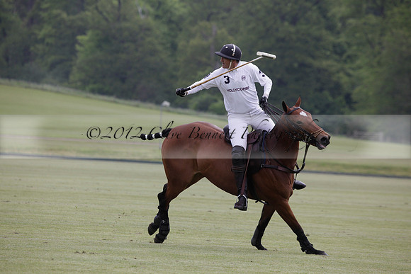 Hollycombe v Emlor in a Dollar Cup polo match at played at Cowdray Park Polo Club on Lawns 2 on 19 May 2012