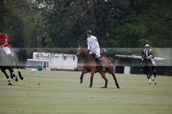 Hollycombe v Emlor in a Dollar Cup polo match at played at Cowdray Park Polo Club on Lawns 2 on 19 May 2012