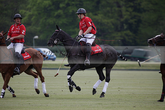 Hollycombe v Emlor in a Dollar Cup polo match at played at Cowdray Park Polo Club on Lawns 2 on 19 May 2012