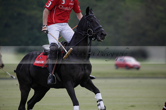 Hollycombe v Emlor in a Dollar Cup polo match at played at Cowdray Park Polo Club on Lawns 2 on 19 May 2012