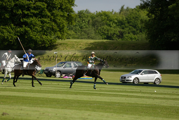 Maiz Dulce v Ghost Chilli in the Easebourne Cup final Polo match 2013.06.09