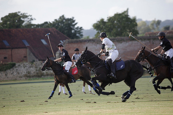 Summit v Combe Place in a West Sussex Cup polo match played on River at Cowdray Park Polo Club on Tuesday 21 August 2012