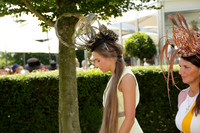 The Magnolia Cup Goodwood. The Goodwood Ladies Race supported by Audi. 20130801.  Race winner Bellevue Beauty ridden by Phillippa Holland
