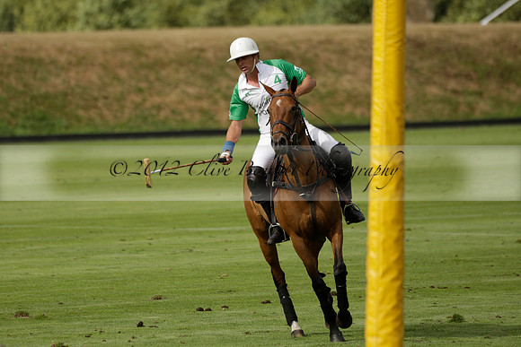 Jaeger Le Coultre (black)  v Wairakei Pastoral (white) in a Jaeger Le Coultre Holden White Cup polo match played on 29 July 2013 at Cowdray Park Polo Club on Brooksfieldwww.polopictures.co.uk