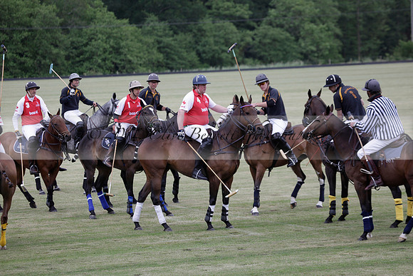Lamrei v Dorsia in the Cicero Cup Final played on Brooks Field on Monday 04 June 2012 at Cowdray Park Polo Club