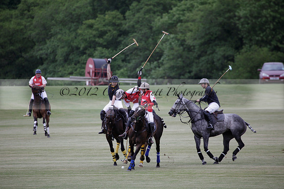 Lamrei v Dorsia in the Cicero Cup Final played on Brooks Field on Monday 04 June 2012 at Cowdray Park Polo Club