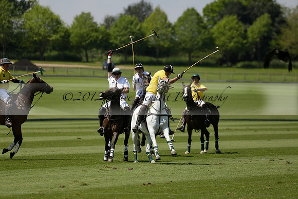 Maiz Dulce v Pluma Negra in a Jubilee 6 Goal Polo match 2013.05.27