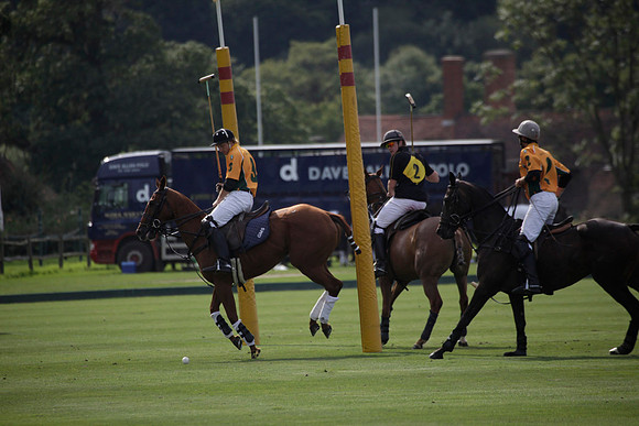 Montana v Maiz Dulce in the Uber 12 goal Final polo match played on Lawns 1 at Cowdray Park Polo Club on Sunday 26 August 2012