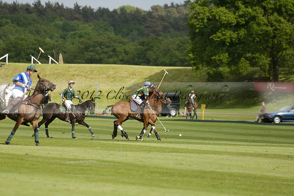 Maiz Dulce v Ghost Chilli in the Easebourne Cup final Polo match 2013.06.09