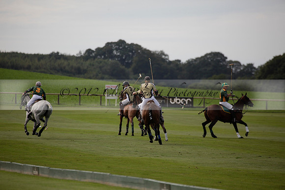 Maiz Dulce v Combe in a Brecknock Cup polo match played on Ambersham 2 at Cowdray Park Polo Club on Friday 17 August 2012
