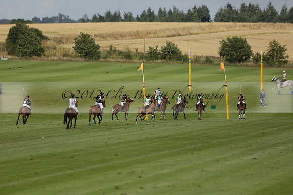 Jaeger Le Coultre (black)  v Wairakei Pastoral (white) in a Jaeger Le Coultre Holden White Cup polo match played on 29 July 2013 at Cowdray Park Polo Club on Brooksfieldwww.polopictures.co.uk
