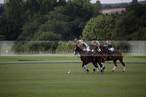 Maiz Dulce v Combe in a Brecknock Cup polo match played on Ambersham 2 at Cowdray Park Polo Club on Friday 17 August 2012
