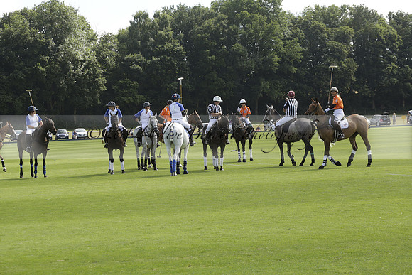 Cowdray Vikings v Los Hamblinos in the Bloom British Ladies Open Championship polo match 2013.07.20