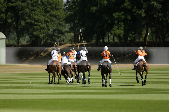 Cowdray Vikings v Los Hamblinos in the Bloom British Ladies Open Championship polo match 2013.07.20