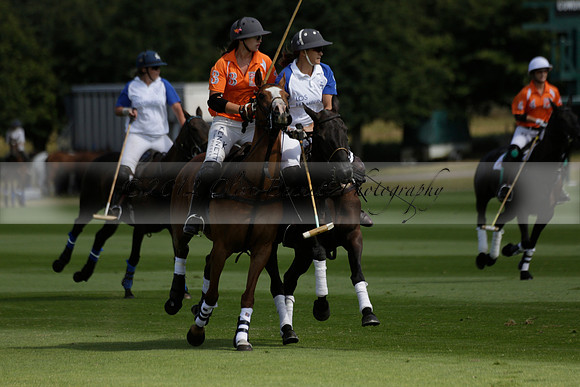 Cowdray Vikings v Los Hamblinos in the Bloom British Ladies Open Championship polo match 2013.07.20