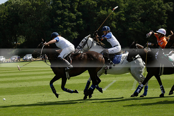 Cowdray Vikings v Los Hamblinos in the Bloom British Ladies Open Championship polo match 2013.07.20
