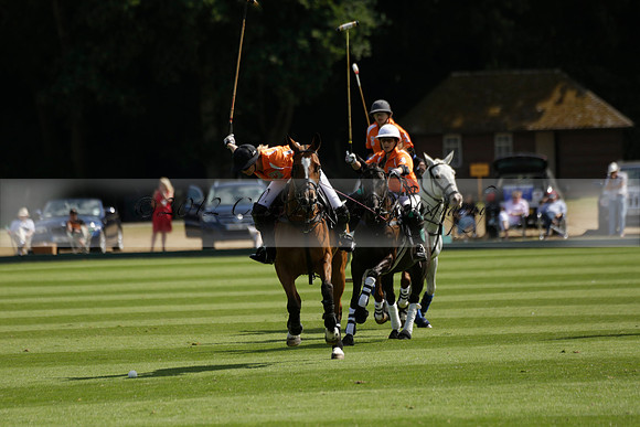 Cowdray Vikings v Los Hamblinos in the Bloom British Ladies Open Championship polo match 2013.07.20