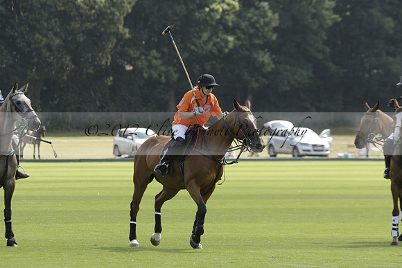Cowdray Vikings v Los Hamblinos in the Bloom British Ladies Open Championship polo match 2013.07.20