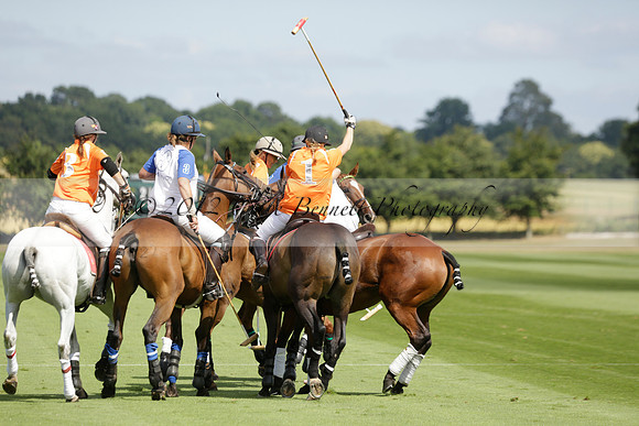 Cowdray Vikings v Los Hamblinos in the Bloom British Ladies Open Championship polo match 2013.07.20