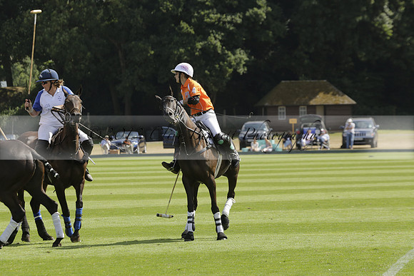Cowdray Vikings v Los Hamblinos in the Bloom British Ladies Open Championship polo match 2013.07.20
