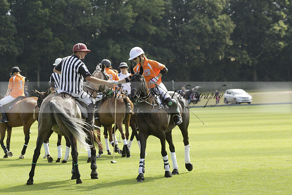 Cowdray Vikings v Los Hamblinos in the Bloom British Ladies Open Championship polo match 2013.07.20